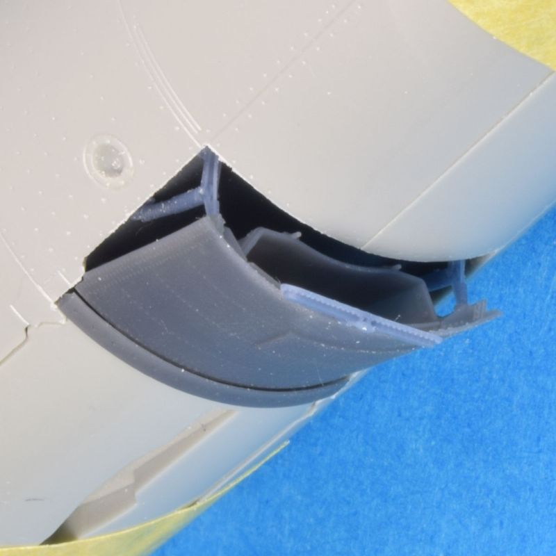 F-104 Drag Chute Bay and Canister (for Kinetic F-104 kits)